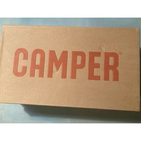 Camper Lace-up Oxford Brogue Heels Comfort w/ Box ~ 1940s Glam ~ Sz 40 10 - Picture 7 of 8